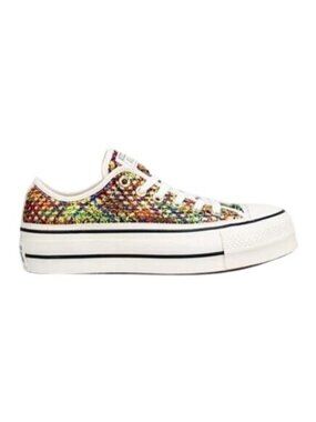CONVERSE Chuck Taylor Retro Y2K All Star Low Top Lace Woven Platform Sneakers